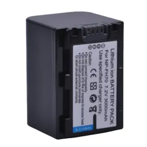 RUIXI Battery 3000mAh NP-FH70 Battery For Sony HDR-SR HDR-XR NP-FH50 NP-FH100 NP-FH30 NP-FH40 NP-FH60 Camera Batteries