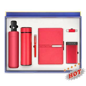 Ensemble cadeau sans MOQ, nouveauté 2023 : carnet A5 + gourde isotherme + clé USB + stylo + carnet A5 + haut-parleur + batterie externe - Product Image 3