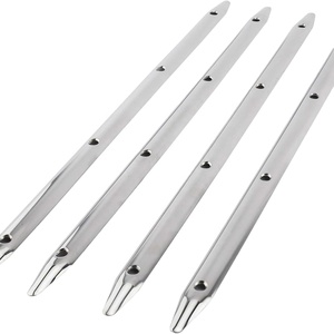 Stainless Steel 316 Mirror Polished Marine Rub Rail Strake 457x19mm Deck Railing Fitting <b>Yacht</b> Boat Hardware Accessories Stainle - Product Image 3