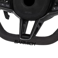 Volant sport LCI amélioré en forme de D Barmich Full pour G30/G31/G20/G05/G06/G80/G82