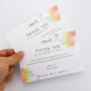 Eco Friendly personalizza la stampa di lusso grazie ordine Shopping Card per sostenere il mio piccolo biglietto da visita personalizzato con Logo - Product Image 4