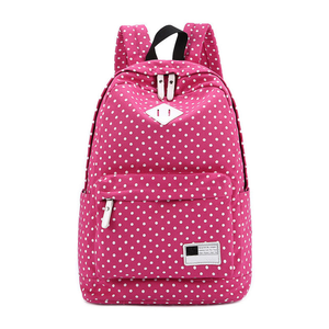 Zaini da donna di nuova moda zaino in tela a pois borsa a tracolla da scuola zaini da viaggio zaini per Laptop ragazze impermeabili JLD - Product Image 6