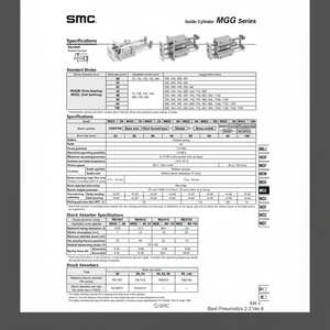 กระบอกนำ MGGMB20-300นิวเมติก SMC - Product Image 1