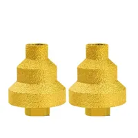Foret diamanté à pas variable M10 brasé sur mesure, foret diamanté pagode brasé dentelé pour carreaux de céramique et granit – Approvisionnement direct usine