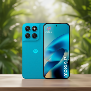 G87 Moto สมาร์ทโฟน5G 6.78นิ้ว256GB RAM AMOLED 8GB จอแสดงผล Pantone Blue Atoll - Product Image 2