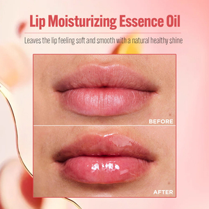 Voluminizador de Labios Orgánico Natural con Cera de Abeja y Ácido Hialurónico, Reparador, Nutritivo, Suavizante de Líneas, Esencia de Labios con Brillo - Product Image 5