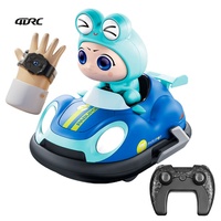 4DRC Y7 Voiture RC Miniature 2.4G avec Capteur Montre, Haute Vitesse, Drift, Kart de Combat, Lumières et Musique
