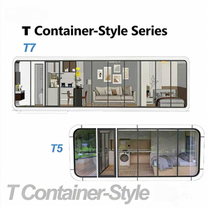 공항 홈즈 T7 럭셔리 조립식 캡슐 하우스 - Product Image 1