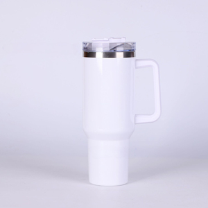 Wholesale Custom Bulk <strong>40</strong> <strong>Oz</strong> Insulating Drink Stainless Doubles Wall Steel Tumbler Travel Mug Hot and Cold With Straw Handle - Product Image 2