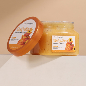 Scrub Corpo Personalizzato Biologico Vegano Sbiancante Idratante <span class=keywords><strong>Gommage</strong></span> Corporel Esfoliante alla Frutta con Sale e Zucchero al Melone Hami - Product Image 2