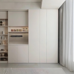 Custom Design Luxury Modern Dining Room Wood <b>Sideboard</b> Display Cabinets Living Room Furniture Wall Storage Cabinet - Product Image 2