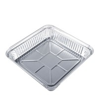 Vente en gros 9 pouces SQ230 Moule à pain en feuille d'aluminium Prix d'usine Plateau de cuisson jetable et récipients pour servir