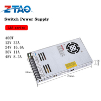 Meanwell LRS-400-12 400w 33A 24v 16.6 amp Alimentation à découpage pour affichage LED avec alimentation ultra-mince 12v dc