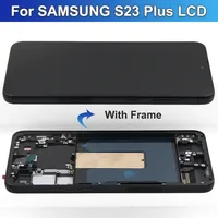 Pour S23 Plus 5G Écran tactile AMOLED LCD 6,6 pouces Luminosité 200-250 cd Compatible avec les modèles G916 SM-S916B 100% Original