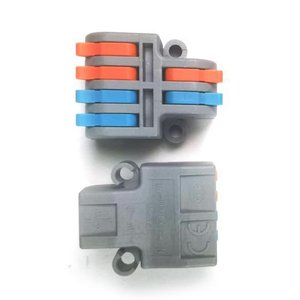 2 ingresso e 4 uscita molla morsettiera per auto PCB realizzato in ottone rame PC e Nylon 100A Max amplificatore continuo - Product Image 1