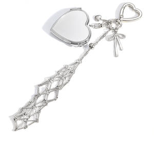 Stainless Steel <b>Bag</b> <b>Charm</b> Star Shape Heart Mirror Women's Fashion Pendant For Gift Yiwu Origin BL010034 - Product Image 5
