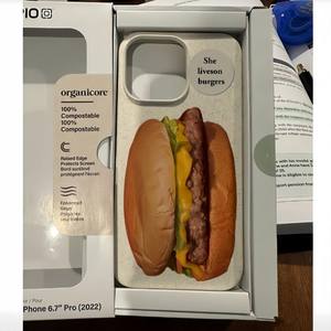 Étui <span class=keywords><strong>de</strong></span> protection créatif dessin animé frites Burger pour iPhone 14 13 pour Apple 15promax téléphones portables matériau TPU poignée <span class=keywords><strong>de</strong></span> téléphone - Product Image 4