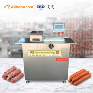 Máquina Atadora de Salchichas de Alta Velocidad, 200 Piezas/min, Máquina para Atar Salchichas, Chorizo, Máquina Automática para Retorcer y Cortar - Product Image 1