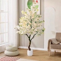 Künstliche Kirschblüten baum Innendekoration Wohnzimmer boden künstliche Blumen Fotografie Dekoration künstliche Pflanzen