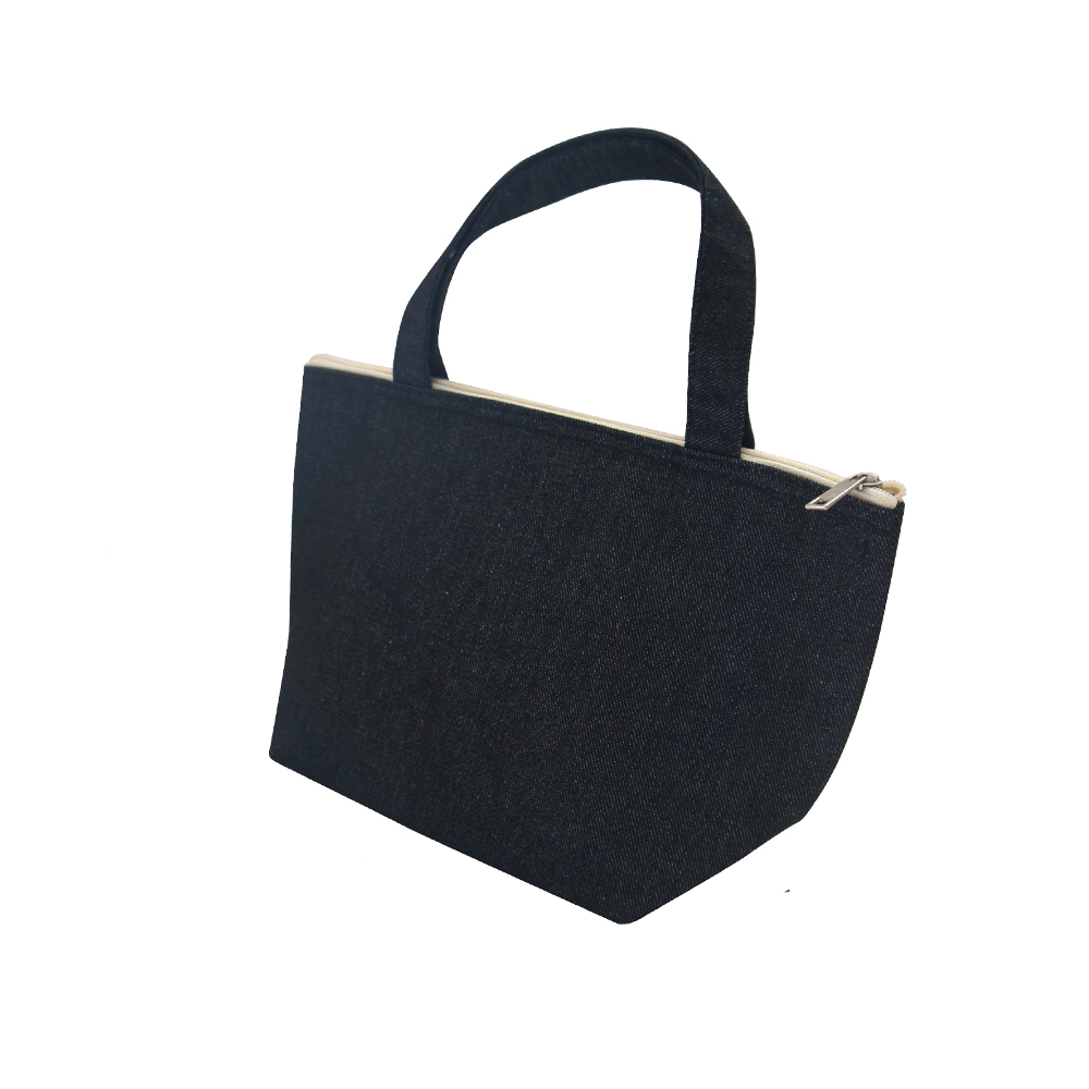 Denim Canvas Waterproof Zipper Closure Picnic Cooler