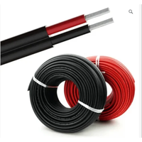 Connecteur de câble solaire aérien en cuivre étamé 6 mm 1500 V CC, sans halogène, XLPO, double cœur, toronné, fourni par l'usine Purorigin