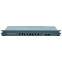 2023 matériel Pfsense Firewall 1u Rack 6 serveur réseau Ethernet avec 2 Ports Fiber