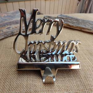 Décoration de salon JOYEUX NOËL Mots Noms Support de bas pour décor intérieur et extérieur Best-seller - Product Image 5