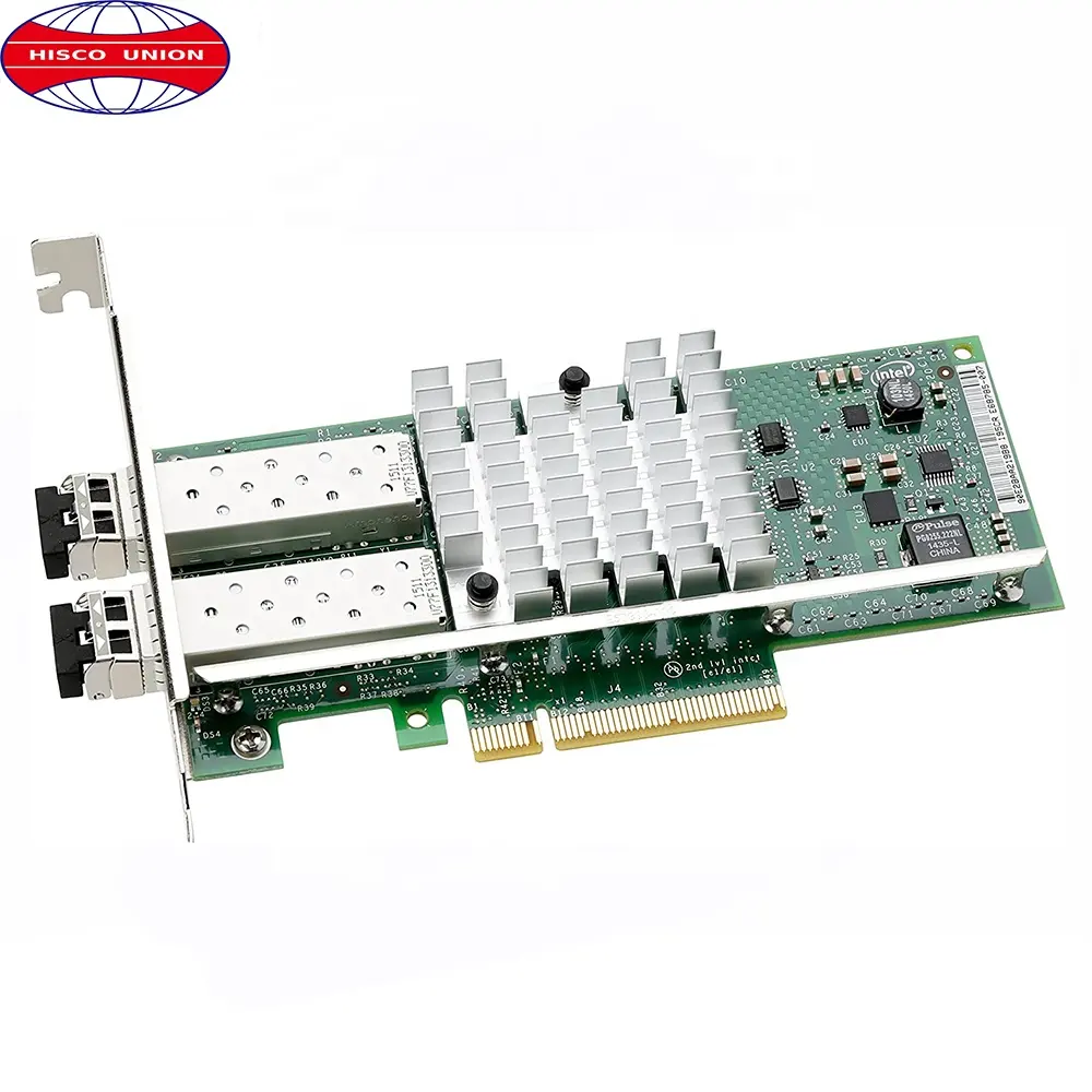 Vendendo Hot-New Em estoque X520-SR2 para Adaptador de Servidor Ethernet Intel E10G42BFSR X520-SR2 10 2.5gbps PCI Express 2.0x8 2 x LC