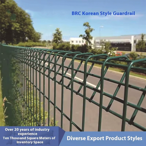 Xuất khẩu BRC dây thép gai hàng rào phong cách Hàn Quốc tạm thời xây dựng vườn hàng rào nhúng nóng mạ kẽm khung kim loại 6 chân thiên nhiên - Product Image 3