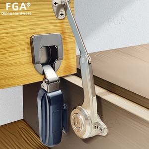 Puerta Abatible de Acero para Mueble con Bisagra Hidráulica de Cierre Suave de 35 mm, Lado Izquierdo y Derecho, para Muebles de TV y Cocina - Product Image 2