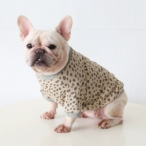 Venta caliente ropa para mascotas estilo japonés ropa para perros gordos estampados de moda <span class=keywords><strong>Bulldog</strong></span> francés sudaderas con capucha para perros Corgi suéter camisa al por mayor - Product Image 4