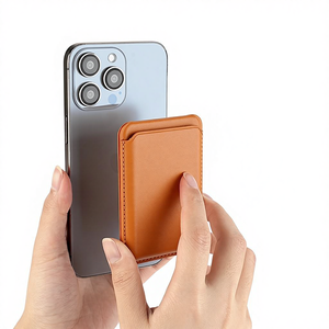 Funda Protectora para Teléfono Móvil con Fuerte Succión Magnética, Tarjetero, Funda Tipo Cartera Plegable de Cuero PU - Product Image 4