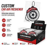 Ambientadores de Coche Personalizados al por Mayor con Logotipo, Troquelados, con Múltiples Fragancias, Aroma Duradero, Regalo Promocional, Embalaje para Venta al por Menor