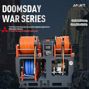 Máquina <span class=keywords><strong>de</strong></span> Limpieza <span class=keywords><strong>de</strong></span> Tuberías AMJET, 2500-4350 psi, <span class=keywords><strong>Motor</strong></span> <span class=keywords><strong>de</strong></span> Gasolina <span class=keywords><strong>de</strong></span> Cuatro Cilindros Mitsubishi <span class=keywords><strong>de</strong></span> Japón, Diámetro <span class=keywords><strong>de</strong></span> Tubería <span class=keywords><strong>de</strong></span> Alcantarillado <span class=keywords><strong>de</strong></span> 50-800 mm - Product Image 6