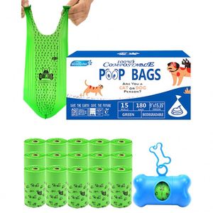 Sacs à déjections pour animaux de compagnie, biodégradables, compostables, en plastique PLA Oxo, pour chiens et chats - Product Image 2