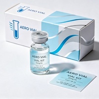 Étiquettes adhésives imperméables personnalisées pour flacons de peptides liquides de 3 ml et 10 ml, ensemble complet d'étiquettes pour bouteilles avec boîte intérieure