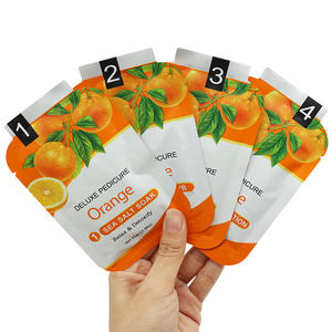 Haut de gamme pied trempage sel de <span class=keywords><strong>mer</strong></span> masque apaisant crème Lotion pour le corps Kit de pédicure jetable Spa pédicure 4 en 1 à l'utilisation en salon - Product Image 1