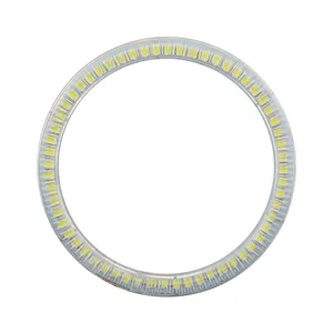 Anéis de halo de led 60smd e 60led, 131mm, ce dc 12v, 3528, smd, 60mm, 80mm, 85mm, 90mm, 100m, iluminação de led, olhos de anjo