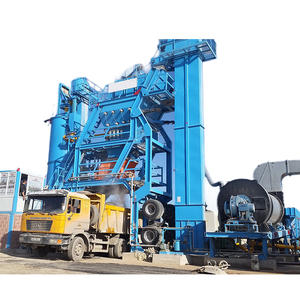 Precio de fábrica 60 t/h Mezclador en caliente Plantas de lote de asfalto Planta mezcladora de asfalto móvil Estación mezcladora de asfalto a la venta - Product Image 1