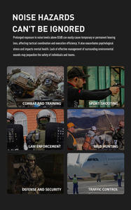 Protection auditive professionnelle <span class=keywords><strong>sur</strong></span> <span class=keywords><strong>mesure</strong></span> pour le tir, vente en gros, écouteurs Bluetooth pour la chasse - Product Image 4