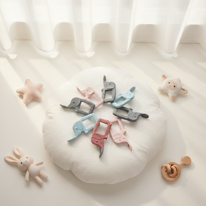 Juego de Cuchara y Tenedor 2 en 1 para Bebés, Libre de BPA, de Silicona Ecológica, para la Primera Etapa de Alimentación, con Diseño de Cocodrilo y Elefante - Product Image 3