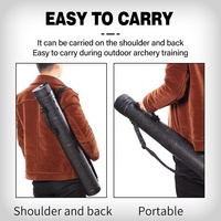 Tube à flèches de tir à l'arc réglable pour arc à poulies et arc classique, équipement de chasse, étui à flèches en fibre de verre et carbone, sac à dos en plastique