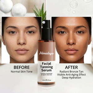 Suero <span class=keywords><strong>Autobronceador</strong></span> Herbal de Marca Privada para Mujeres, Fórmula Orgánica Personalizada para Bronceado sin Sol, Tono Oscuro, MOQ Bajo - Product Image 3