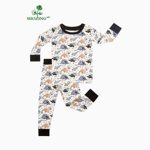 Miozing 	 Pyjamas <span class=keywords><strong>en</strong></span> bambou pour bébé garçon, motif dinosaure, <span class=keywords><strong>en</strong></span> stock, style décontracté, vêtements pour bébé, ensembles de pyjamas <span class=keywords><strong>en</strong></span> bambou, vente <span class=keywords><strong>en</strong></span> gros - Product Image 1