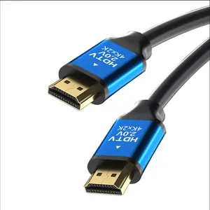 Wholesale Male To Male Gold Plated High Speed HDMI Cable OEM Support 3D 4K And 2160P 1080P 1M 1.5M 2M 3M 5M 10M 15M 20M 8k