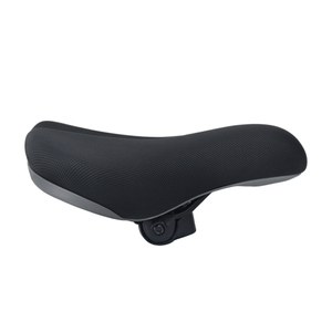 Sella per Bicicletta Nera all'Ingrosso 22x14cm 382g in Pelle PVC con Morsetto in Acciaio, Ricambi per Biciclette - Product Image 3