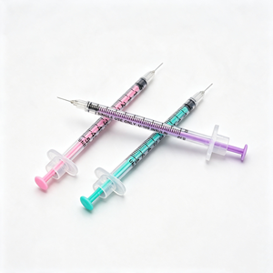 <span class=keywords><strong>Jeringa</strong></span> <span class=keywords><strong>de</strong></span> <span class=keywords><strong>Insulina</strong></span> Desechable y Estéril U-100 U-40 <span class=keywords><strong>de</strong></span> 0.5cc y 1cc, Verde Azulado y Rosa, con Aguja 30G 31G 32G <span class=keywords><strong>de</strong></span> 6mm y 8mm para la Mayoría <span class=keywords><strong>de</strong></span> los Tipos <span class=keywords><strong>de</strong></span> <span class=keywords><strong>Insulina</strong></span> - Product Image 5
