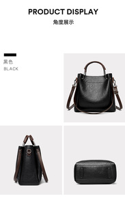 High Capacity Hot Sale Fashion PU <b>Bags</b> Travelling Solid Color Pu Leather Handbag for Women Big Capacity Tote Shoulder <b>Bags</b> - Product Image 5