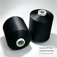 Fil de polyester DTY 200D/96F NIM DDB de qualité AA, haute uniformité, haute résistance pour le tricotage et le tissage