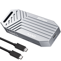 Carcasa Externa MAIWO M.2 NVMe a USB4.0 Tipo-C, Compatible con SSD M.2 M-Key, 80Gbps, para Laptop, PC y Teléfono
